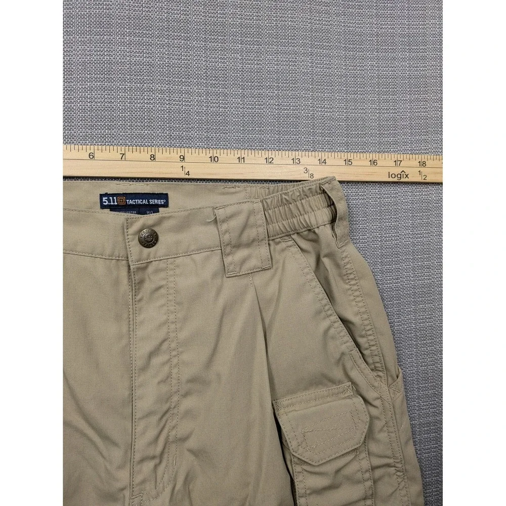 5.11 Tactical Cargo Pants Mens 30x30 Beige Ripstop Workwear Outdoor Utility